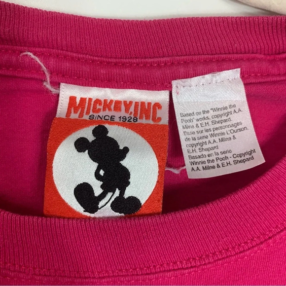 Vintage Walt Disney World Mickey Inc. T-Shirt Adult Size XLarge  Hot Pink Cotton - Picture 3 of 11